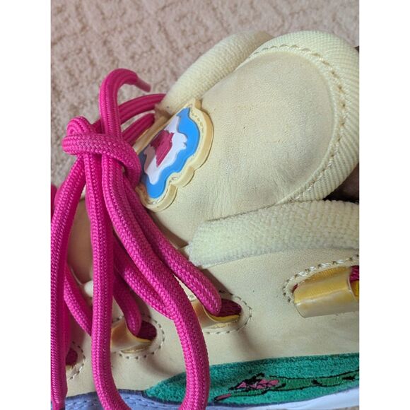 Reebok BBC Question Low Shoes Mens 9.5 Allen Iverson Ice Cream Yellow Green - Picture 15 of 16